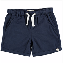 Load image into Gallery viewer, Navy Hugo Twill Shorts
