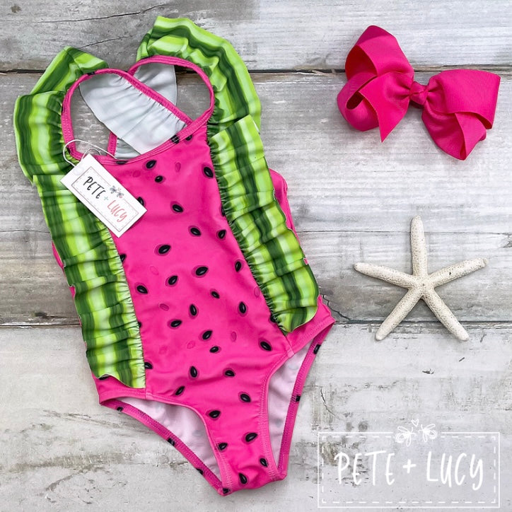 Watermelon One Piece Swim